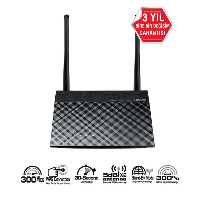 ASUS RT-N12+ 300MBPS 2 ANTEN AP/ROUTER/REPEATER