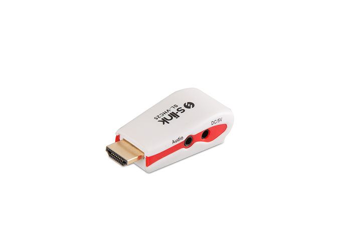 S-LINK HDMI TO VGA ÇEVİRİCİ + SESLİ MODEL SL-HVS30