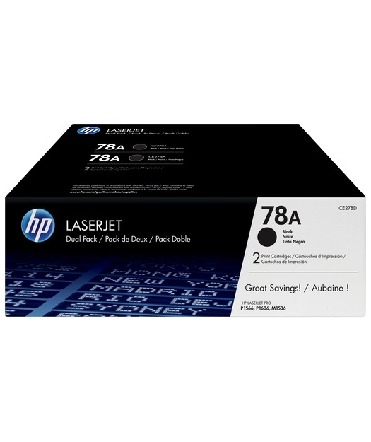 HP  CE278AF (78A) SIYAH 2 LI PAKET TONER 2.100 SAYFA