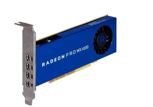 DELL Radeon Pro WX 4100, 4GB, 4 DP, FH (KIT 490-BDRJ