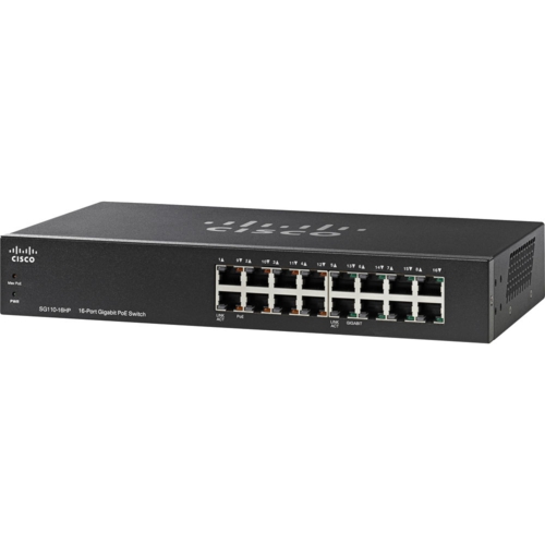 CISCO SG110-16HP 16-Port PoE Gigabit Switch