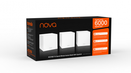 TENDA NOVA MW12 MESH AC2100 KABLOSUZ ROUTER (3'Lİ)